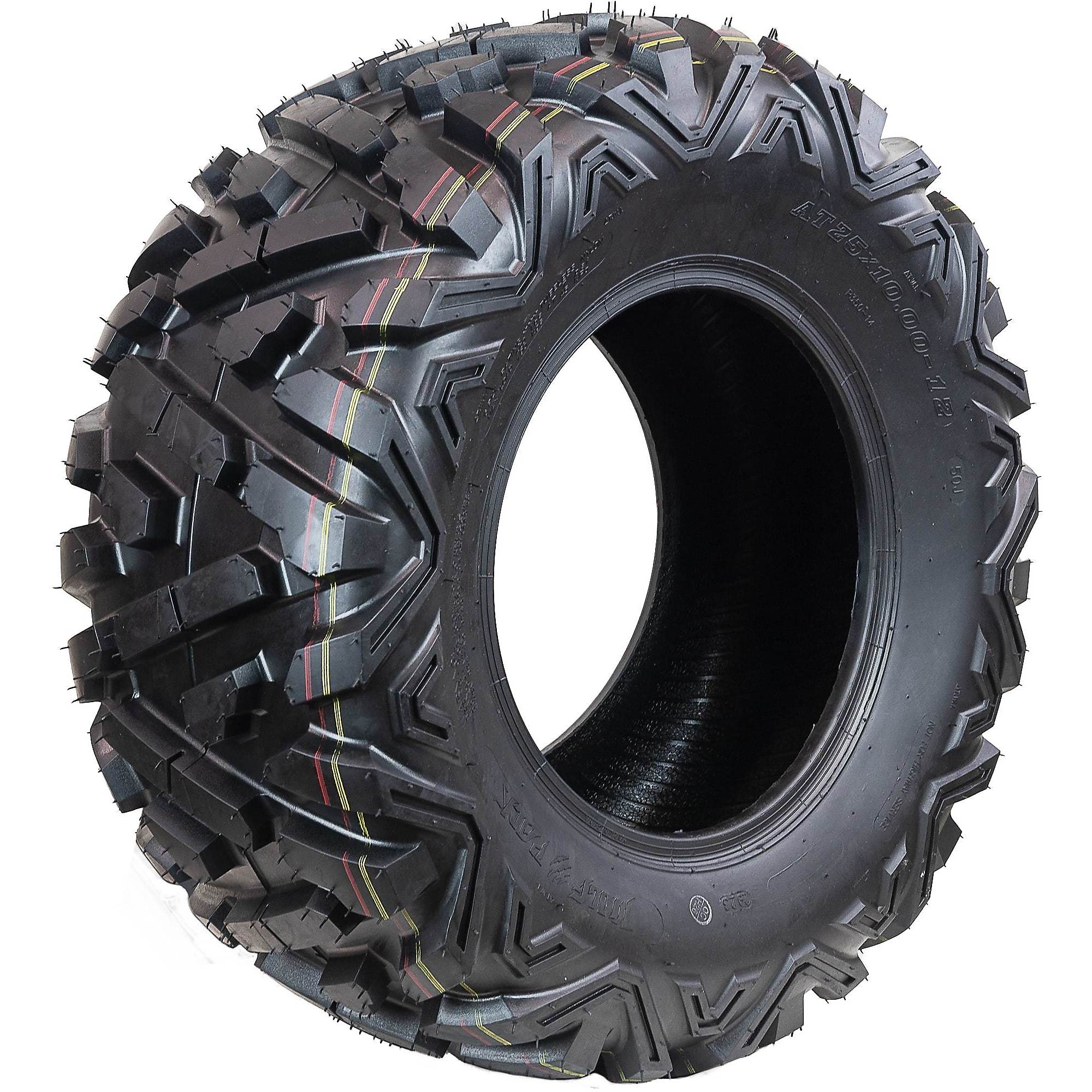 WOLFPACK, ATV/UTV Tire, P350 Tire Size 25X10.00-12 Load Range Rating C, Model# WP1002